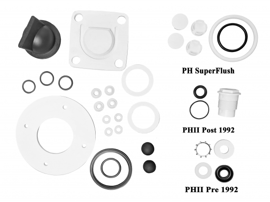 UNIVERSAL REPAIR KIT FOR PH/PHII,  PH SUPERFLUSH AND PH POWERFLUSH