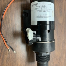 Macerator Pump with barb Adapter