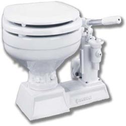 Example of a Manual Marine Toilet